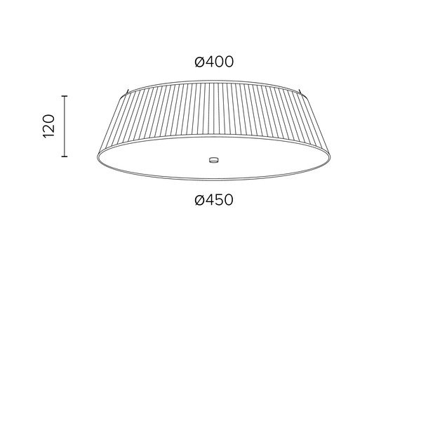 Czarna lampa sufitowa Sotto Luce KAMI, ⌀ 45 cm-image-1