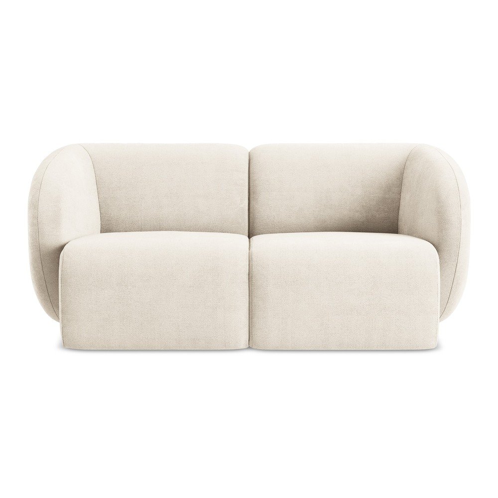 Beżowa sofa z tkaniny szenilowej 174 cm Lani – Makamii