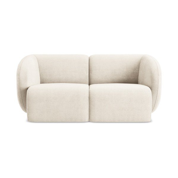 Beżowa sofa z tkaniny szenilowej 174 cm Lani – Makamii