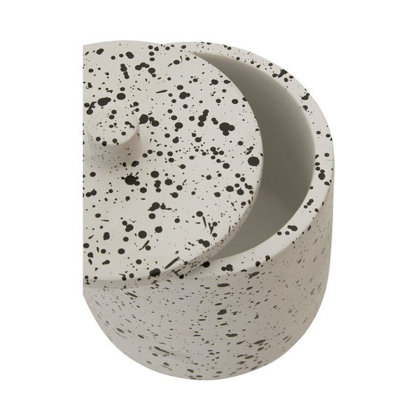 Kremowy betonowy organizer łazienkowy na waciki Mozie – Premier Housewares-image-2