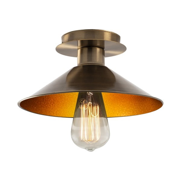 Lampa sufitowa w kolorze brązu z metalowym kloszem ø 24 cm Berceste – Opviq lights-image-2