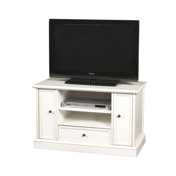 Biała szafka pod TV Rowico Torino, dł. 90 cm-image-1