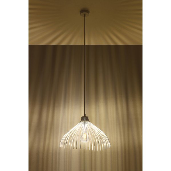 Biała lampa wisząca Sollux Umea-image-3