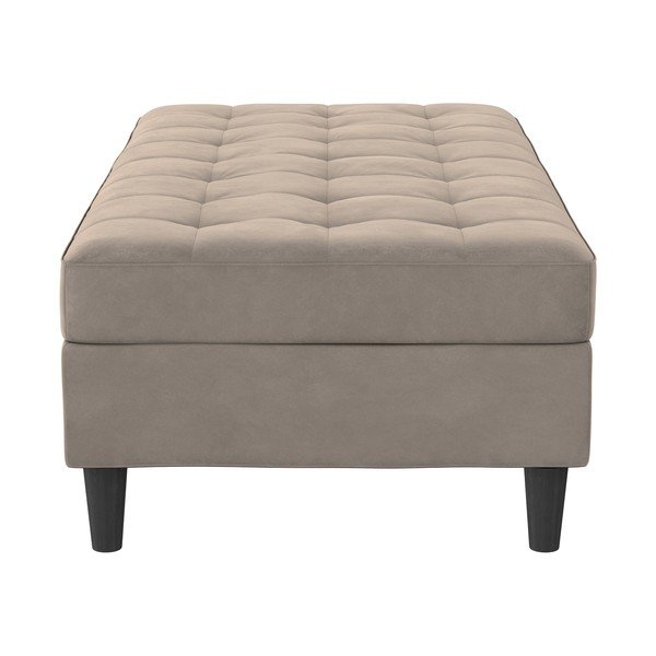 Szary aksamitny podnóżek Presley – Støraa-image-3