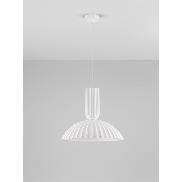 Biała kamienna lampa wisząca ø 50 cm Ammos – Nova Luce-image-3