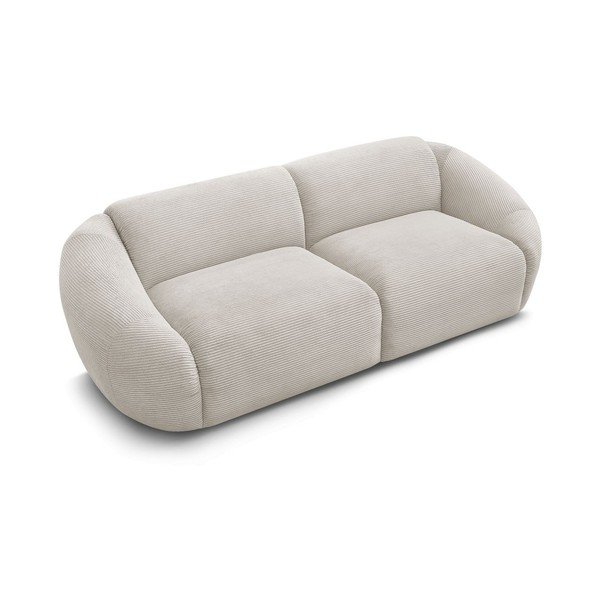 Beżowa sztruksowa sofa 250 cm Tina – Bobochic Paris-image-3