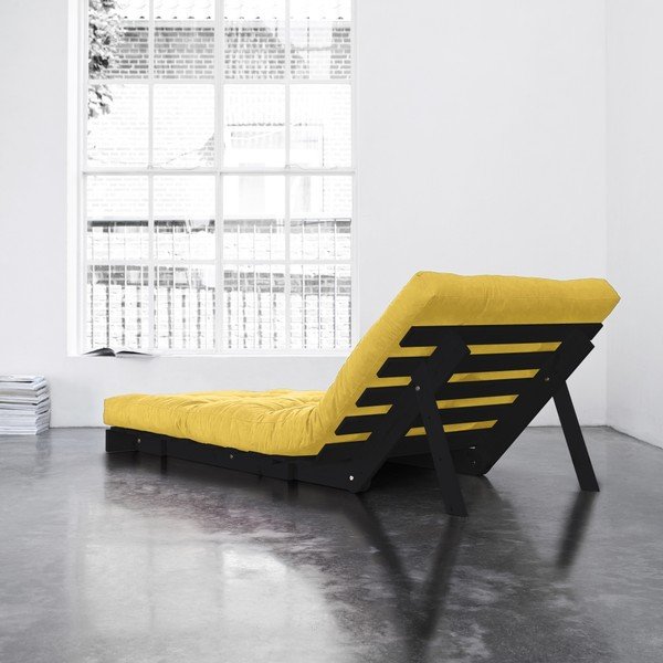 Fotel rozkładany Karup Roots Wenge/Amarillo-image-3