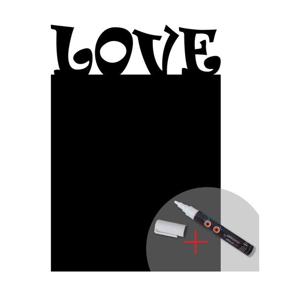 Tablica samoprzylepna z flamastrem Fanastick Love-image-2