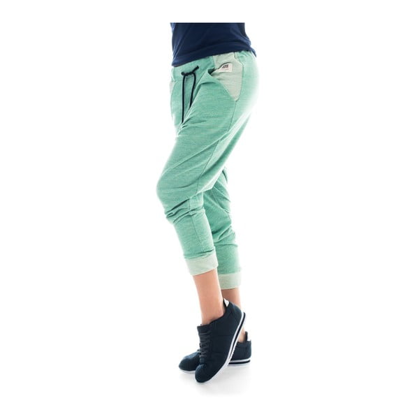Zielone bawełninane spodnie dresowe Lull Loungewear Yonkers, rozm. XS