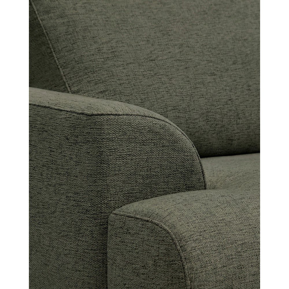 Ciemnozielona sofa z tkaniny szenilowej 211 cm Karin – Kave Home (zdjęcie 6)