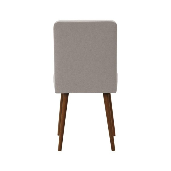 Szarobrązowe krzesło z ciemnobrązowymi nogami Ted Lapidus Maison Fragrance-image-1