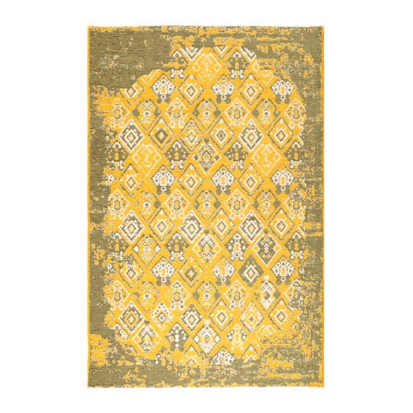 Żółto-zielony dywan dwustronny Halimod Maleah, 180x120 cm