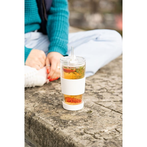 Biały kubek termiczny 600 ml Fuori – Vialli Design-image-1