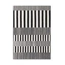 Czarno-biały wełniany dywan tkany ręcznie 160x230 cm Stryve Pulse – Elle Decoration