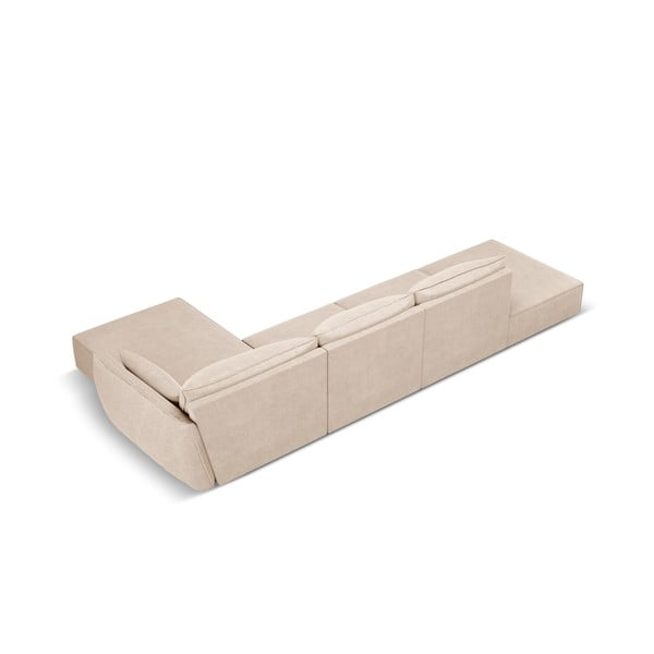 Beżowy narożnik (prawostronny) Vanda – Mazzini Sofas-image-3