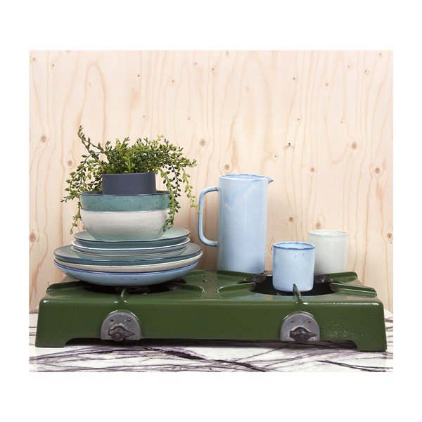 Talerz Present Time Terracota White & Blue -image-2