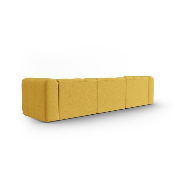 Żółta sofa 318 cm Lupine – Micadoni Home-image-4