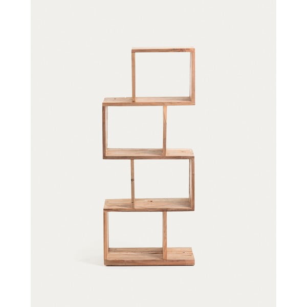 Regał z litego drewna tekowego w naturalnym kolorze 55x132x30 cm Aroba – Kave Home-image-3