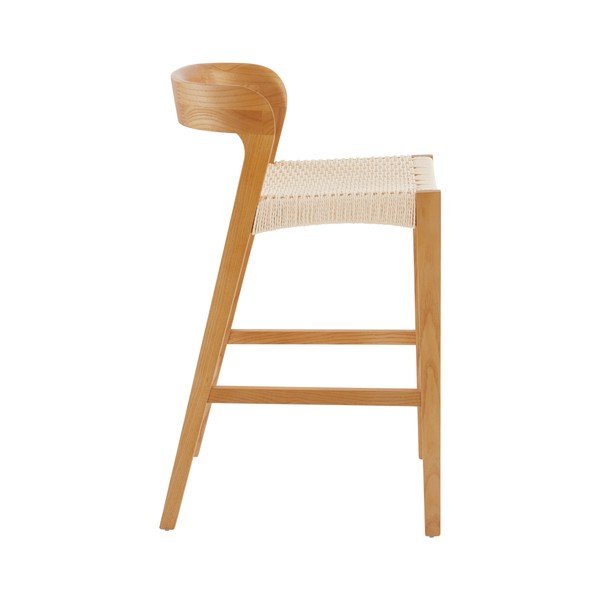 Hoker z litego drewna wiązu w naturalnym kolorze (wysokość siedziska 65 cm) Vikdalen – Jotex-image-3