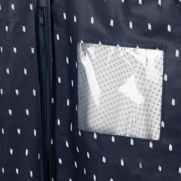 Granatowy pokrowiec na ubrania Compactor Kasuri Range, dł. 137 cm-image-3