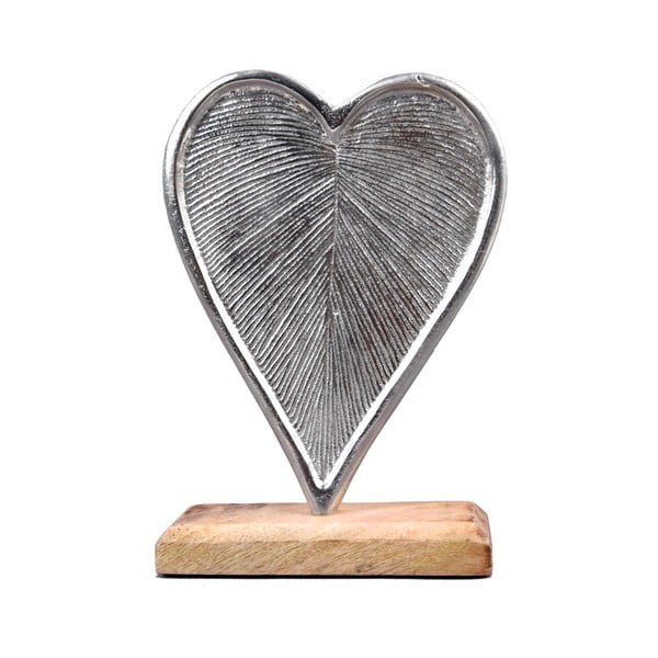 Dekoracja świąteczna w kształcie serca na podstawce Ego Dekor, wys. 22,5 cm