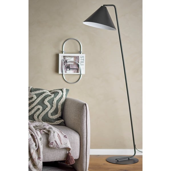 Czarna lampa stojąca z metalowym kloszem (wysokość 165 cm) Latisha – Bloomingville-image-4