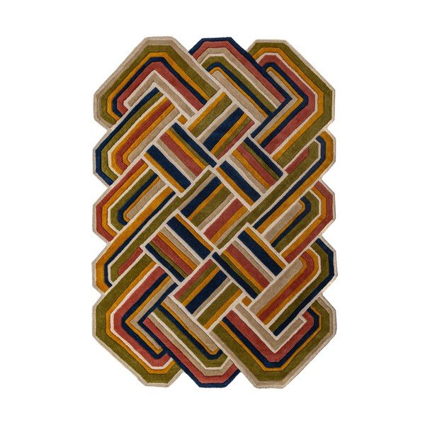 Wełniany dywan tkany ręcznie 140x200 cm Lattice Shaped  – Flair Rugs