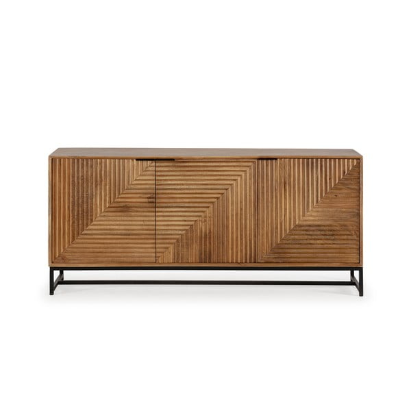 Komoda z litego drewna mango w naturalnym kolorze 170x79x40 cm Nereida – MOME