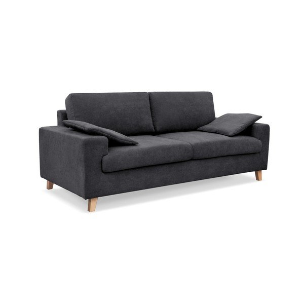 Ciemnoszara sofa 3-osobowa Cosmopolitan desing Caracas-image-1
