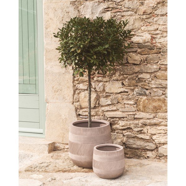 Betonowe osłonki na doniczki zestaw 2 szt. ø 50 cm Tival – Kave Home-image-2