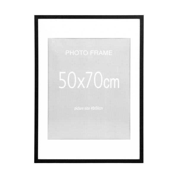 Czarne ramki zestaw 5 szt. 50x70 cm Marbella – House Nordic-image-3
