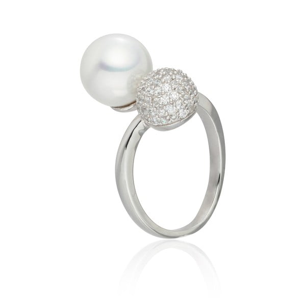 Pierścionek z perłą Pearls of London Queen, rozm. 58-image-2