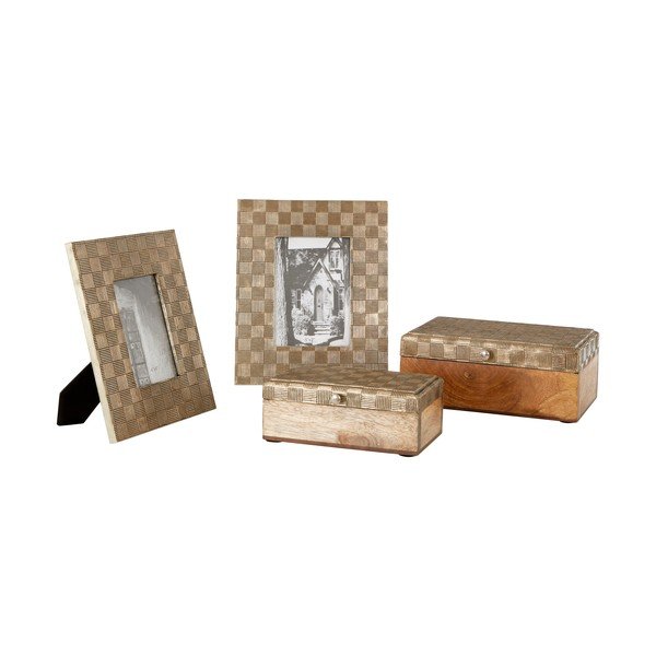 Drewniana tamka w kolorze złota 23x28 cm Bowerbird – Premier Housewares-image-3
