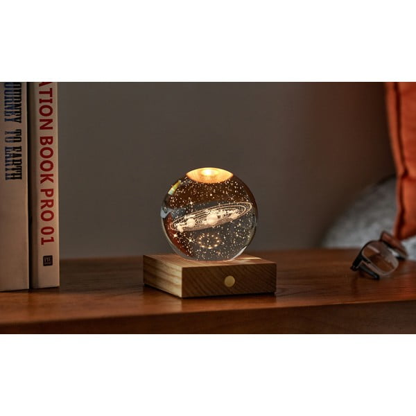 Ciemnobrązowa dekoracja świetlna na USB Amber – Gingko-image-1