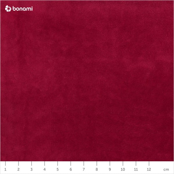 Czerwona sofa z aksamitnym obiciem Cosmopolitan Design Florence, 160 cm-image-1