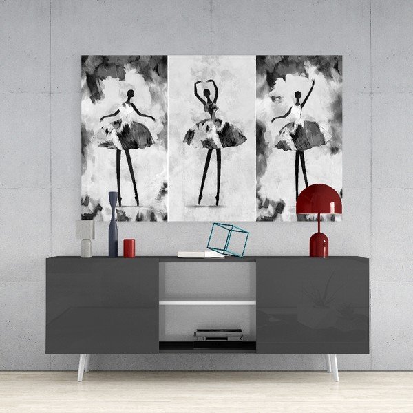 Szklany obraz Insigne Three Dancers-image-1