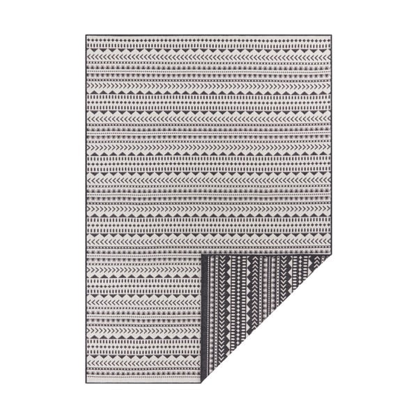 Czarno-biały dywan odpowiedni na zewnątrz Ragami Kahira, 160x230 cm
