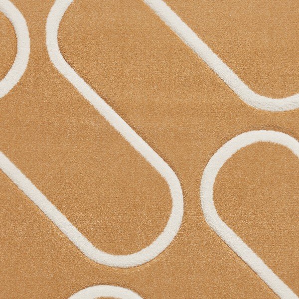 Dywan w kolorze ochry 120x170 cm Linear Curve – Catherine Lansfield-image-4