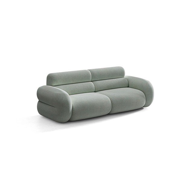 Niebieska sofa z tkaniny szenilowej 220 cm Neo – Micadoni 