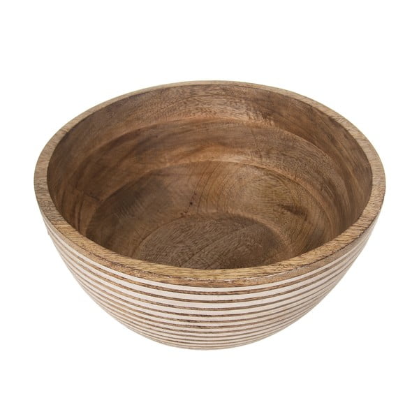 Drewniana misa w naturalnym kolorze ø 24 cm Mango – Orion-image-2