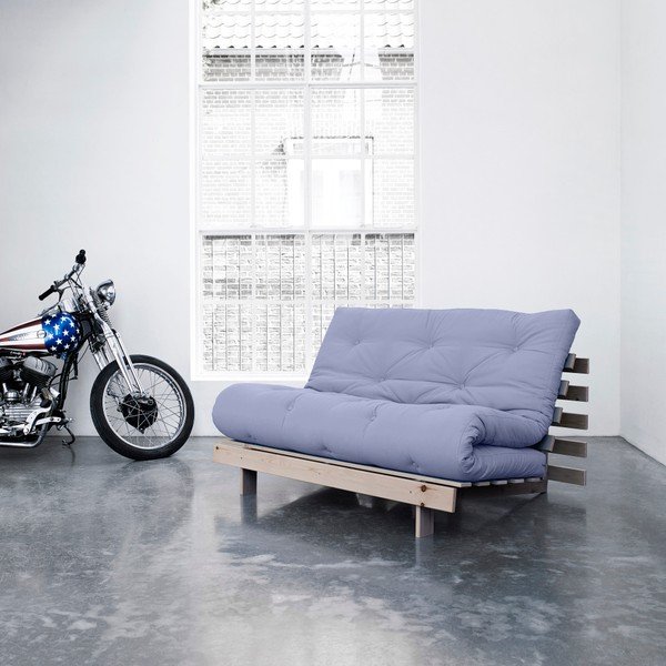 Sofa wielofunkcyjna Karup Roots Raw/Blue Breeze-image-1