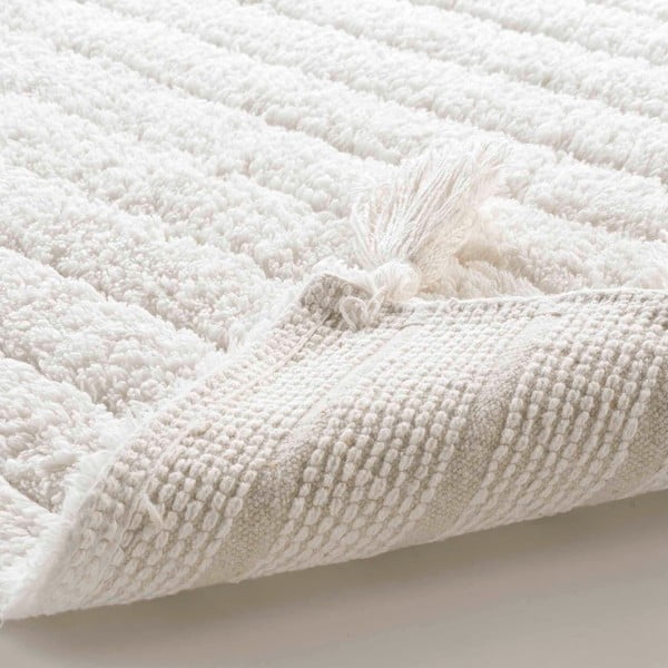 Biały dywanik łazienkowy 50x80 cm Minatis – douceur d'intérieur-image-3