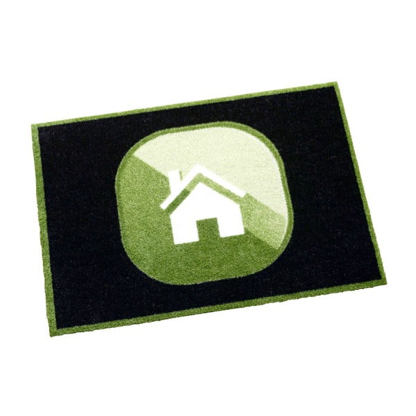 Zielono-czarny dywan Zala Living Home, 50x70 cm