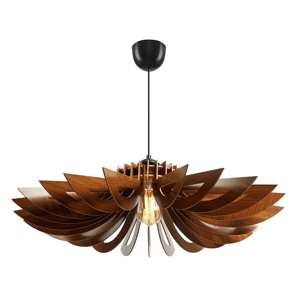 Lampa wisząca w naturalnym kolorze ø 52 cm – Opviq lights