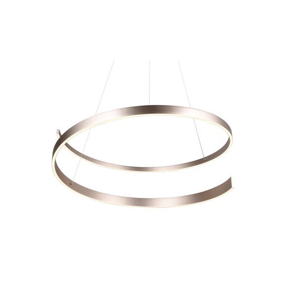 Szara lampa wisząca LED ze sterowaniem głosowym/mobilną aplikacją i metalowym kloszem ø 75 cm Cinardi – CINQUE-image-4