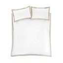 Biała bawełniana pościel jednoosobowa 135x200 cm Oxford Lace – Bianca