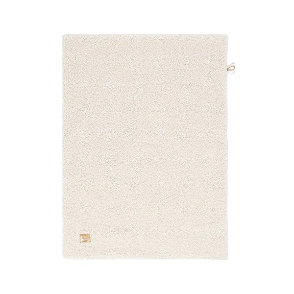 Kremowy koc dziecięcy z materiału sherpa 100x77 cm – Meowbaby