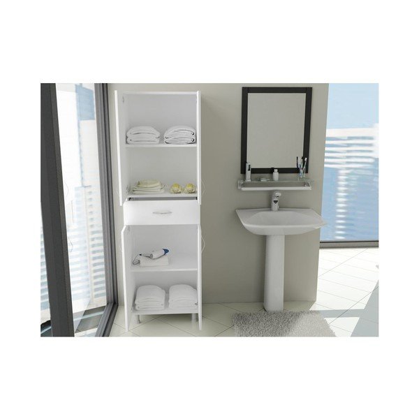 Szafka łazienkowa Zambak White-image-3