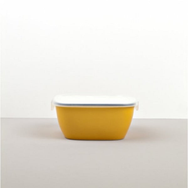 Żółta doza ceramiczna z pokrywką Made In Japan Colourblock