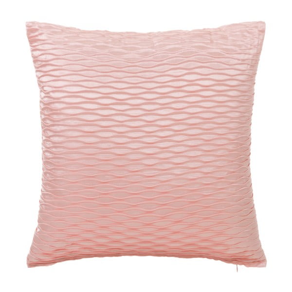Różowa poduszka Unimasa Waves, 45x45 cm